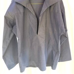 Vintage French Work Shirt- Breton Smock